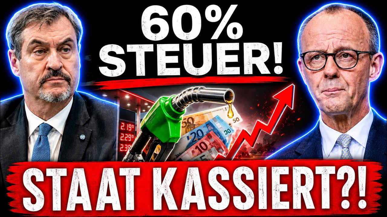 🔥 Spritpreis DEBAKEL! Staat kassiert über 60 % Steuern – NIUS zerlegt Söder & Merz! 💸⛽
