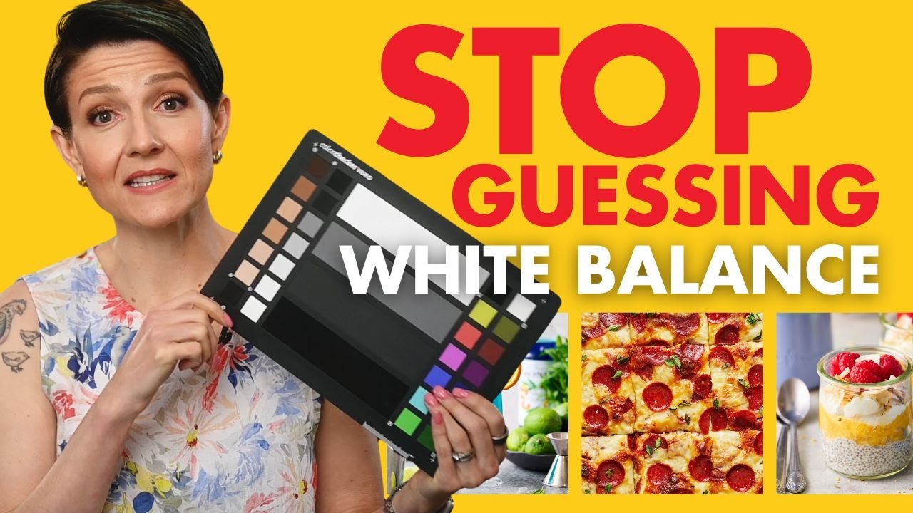 Stop Guessing White Balance in Food Photos: How to Use a Grey Card