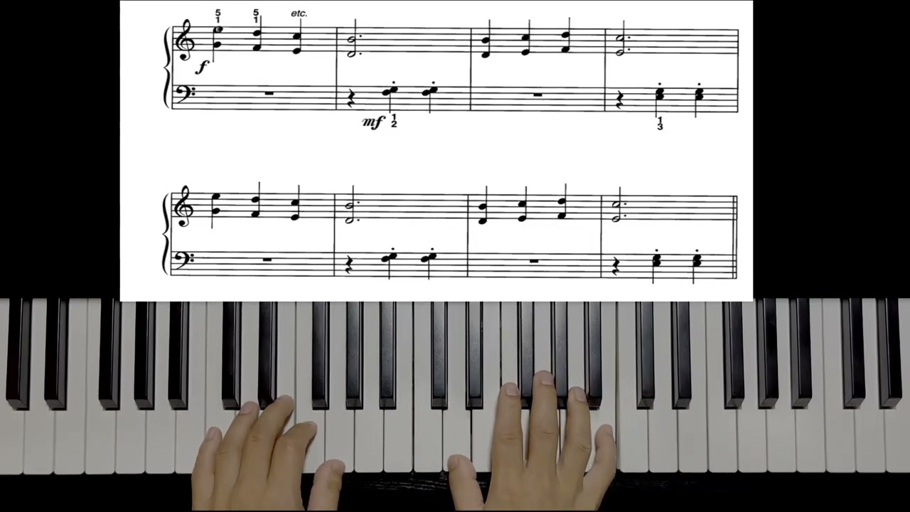 Lone Star Waltz. Alfred's basic adult piano course level one page 56 #pianocourse #pianolessons
