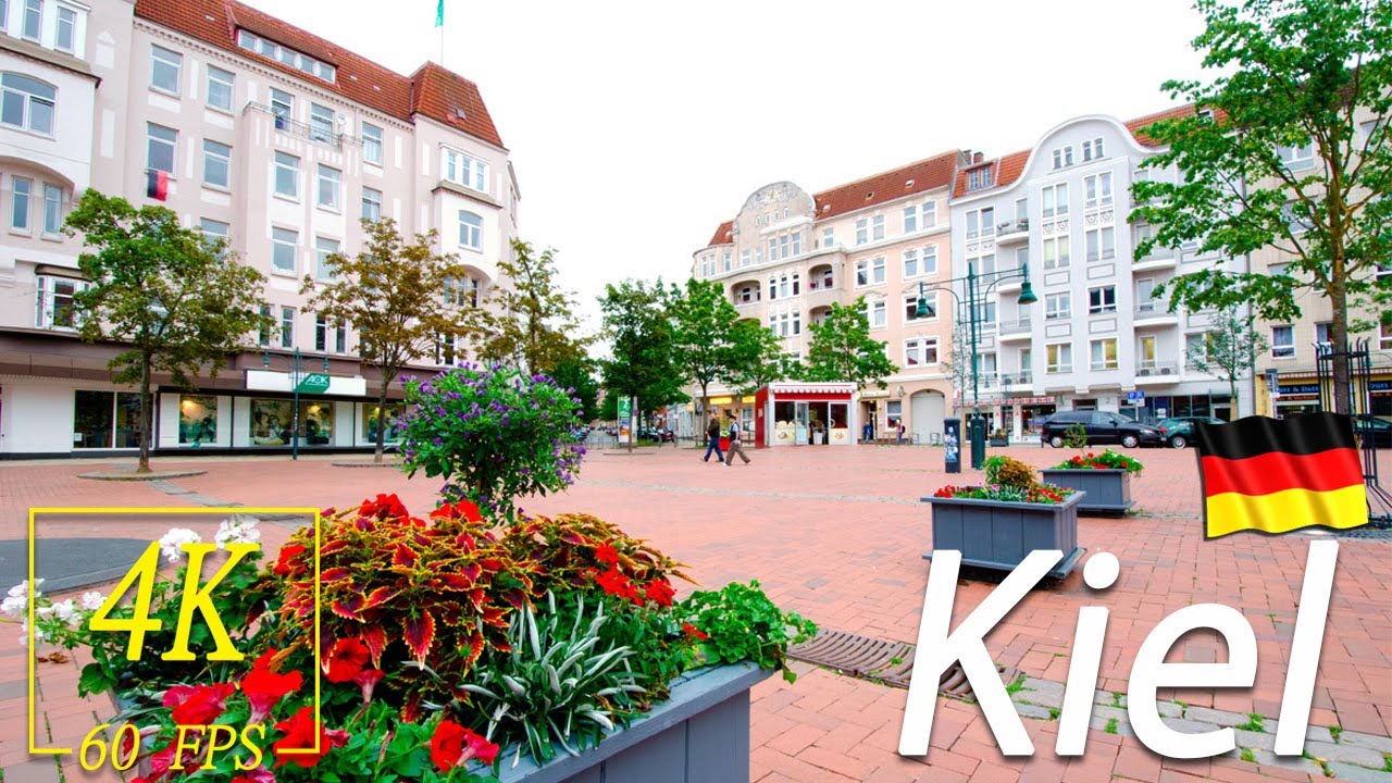 Promenade &agrave; KIEL (Sans Parler) Allemagne - 4K/60fps UHD