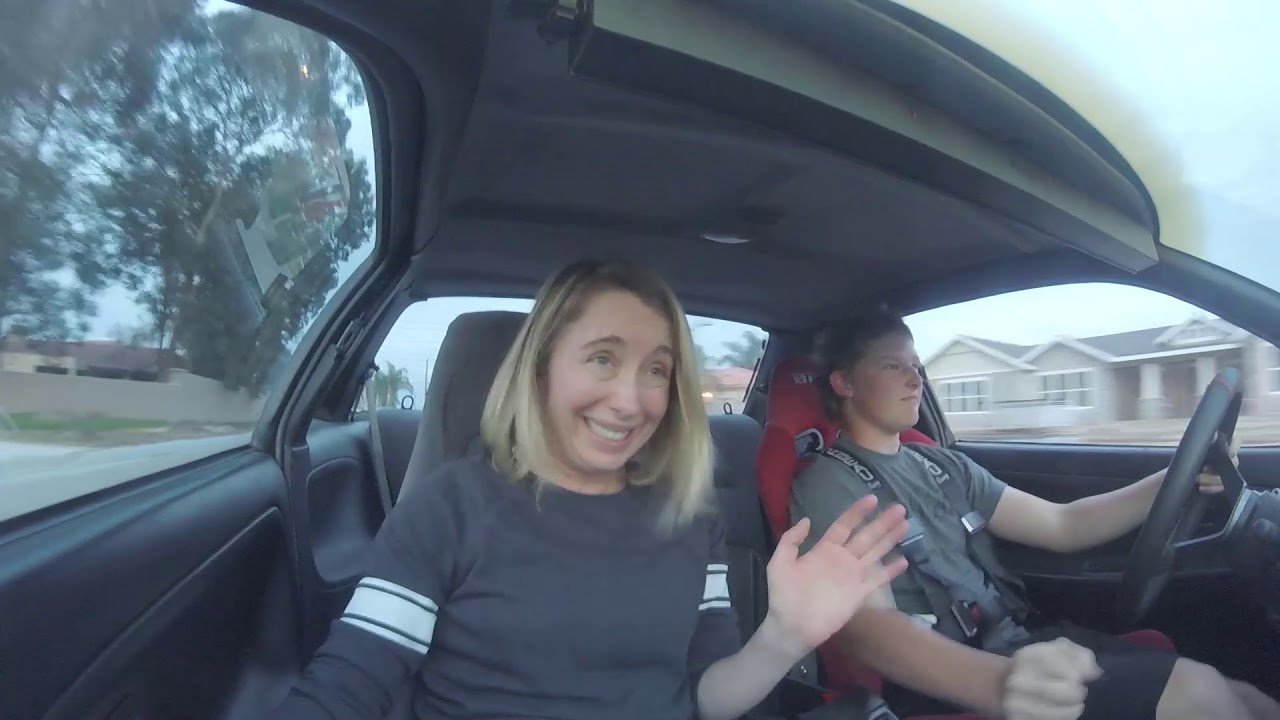 Taking My Aunt in My Single Turbo 1jz 240sx! (450hp)