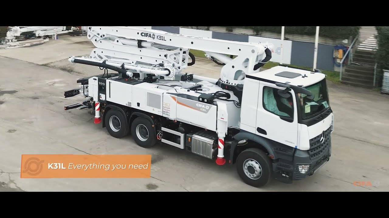 CIFA K31L | Easy, fast and powerful Truck Pump
