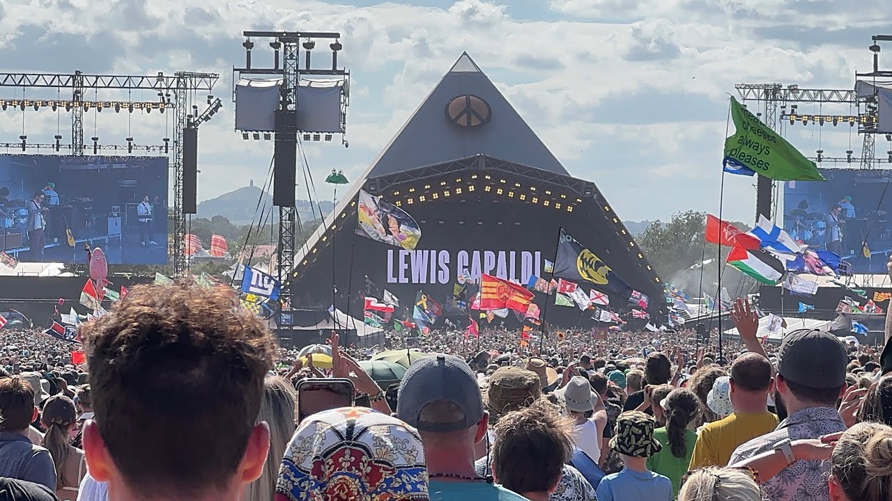 LEWIS CAPALDI | SECRET SET ENTRANCE & BEFORE YOU GO | GLASTONBURY FESTIVAL 2025 | PYRAMID STAGE