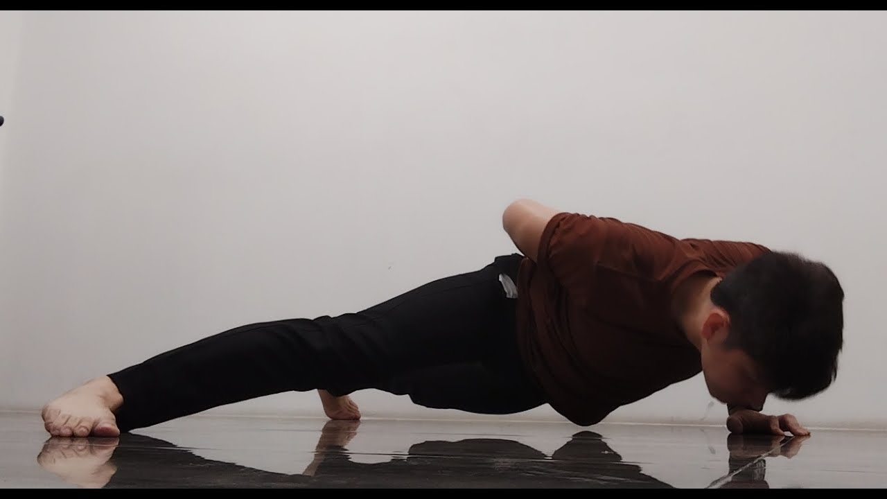 1-Arm Push-Ups | 10 Reps Each Arm | Good Form 🦾