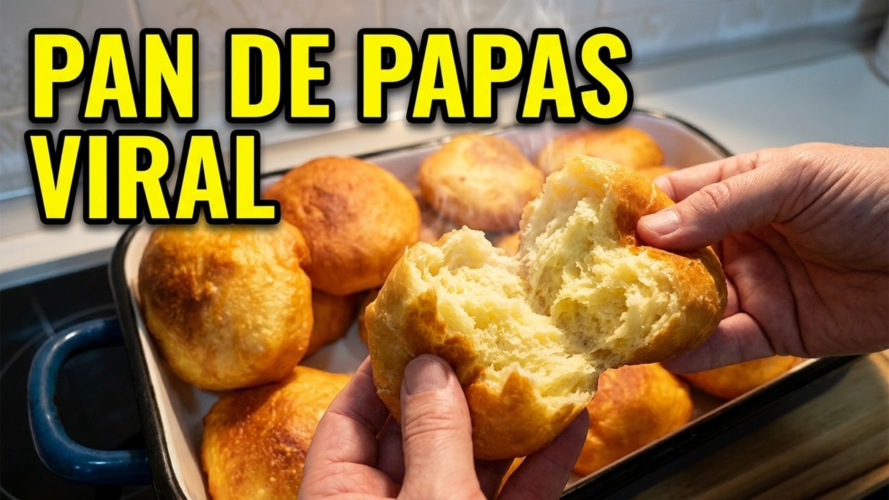 Pan de Papas en 10 Minutos: ¡Rápido, Esponjoso y Viral!