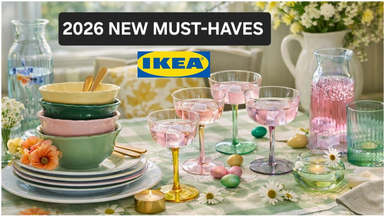 Новинки IKEA в январе 2026 года! Товары, которые ОБЯЗАТЕЛЬНО нужно иметь 😀 🛒🛍 Весенняя коллекция 🌱