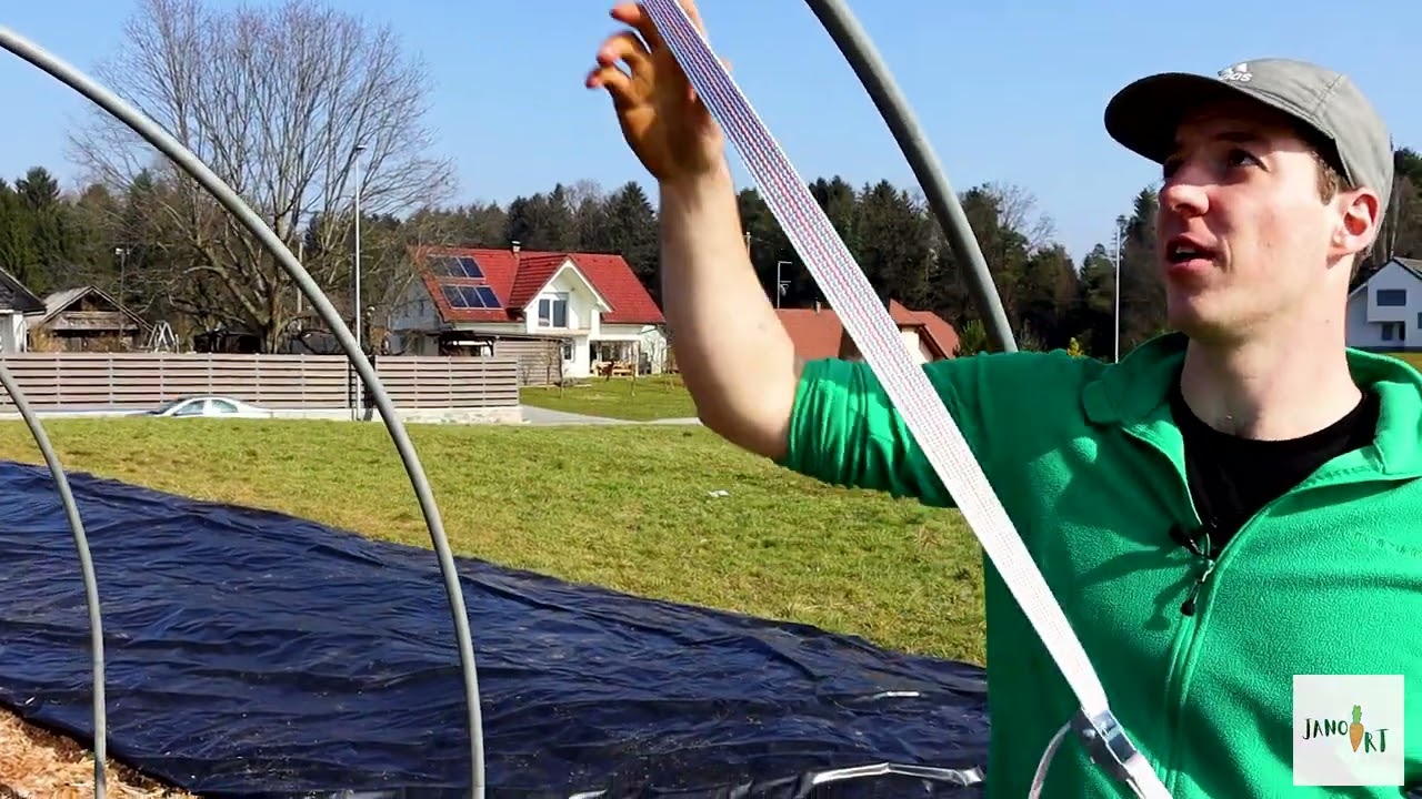 Postavitev rastlinjaka (tunela) - navodila | Janov vrt