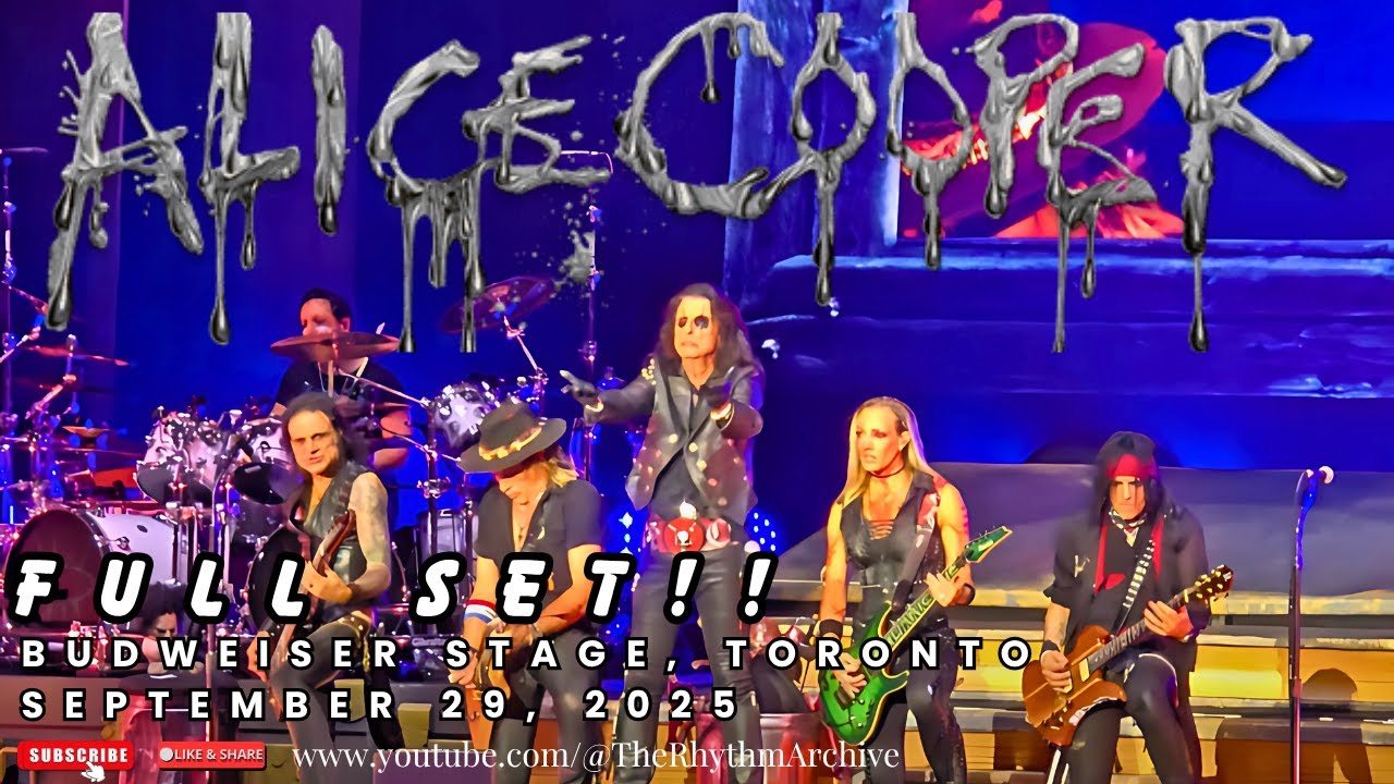 ALICE COOPER | Full Set 4K! | Master of Shock Rock Live! | Budweiser Stage | Toronto | Sept 29, 2025