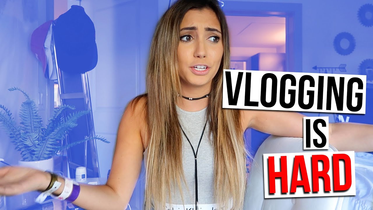 This is why I HATE vlogging.