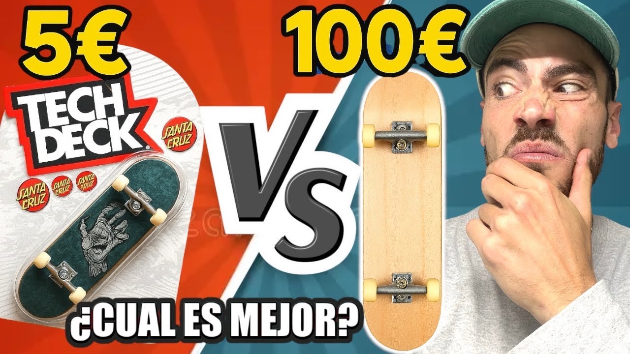 ❌ FINGERBOARD 5€ vs 100€ ¿CUAL ES MEJOR? 🤔