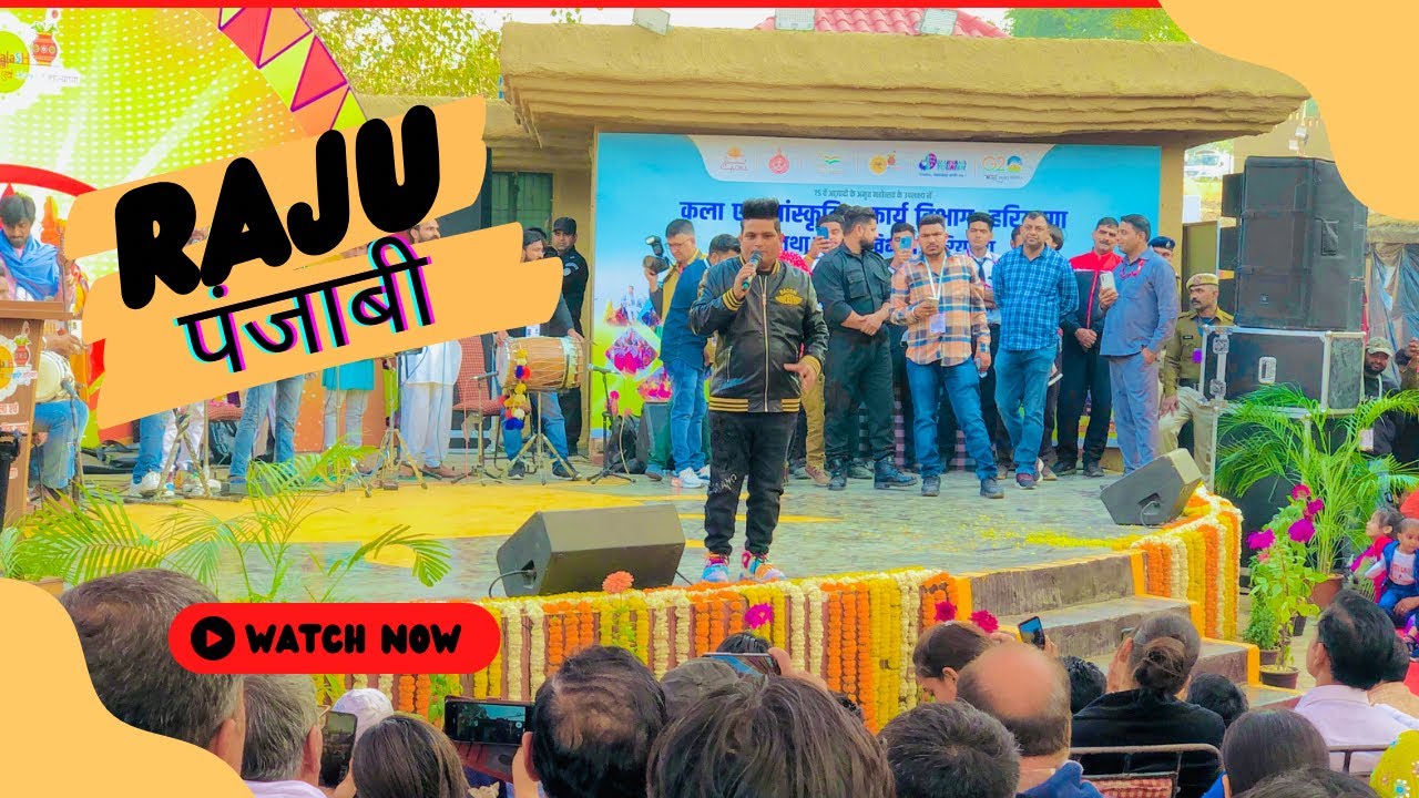 😎Raju Punjabi live show || In Surajkund mela 🎡 2023 vlog
