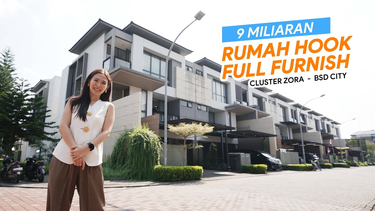 RUMAH HOOK DI ZORA , BSD DIJUAL FULL FURNISH  | Eps. 592