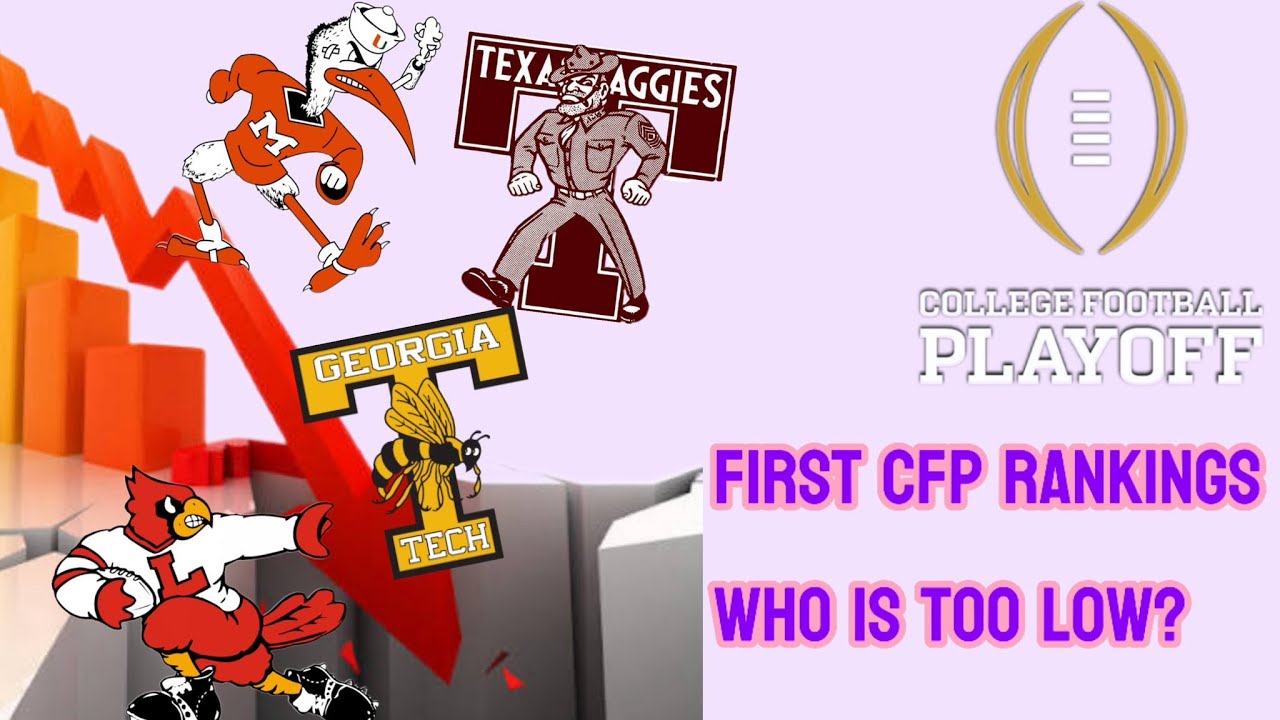 Initial CFP Rankings, is the SEC and ACC Being Disrespected?