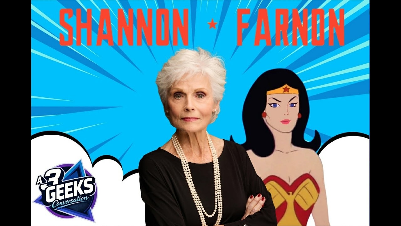 Shannon Farnon Interview! Wonder Woman, Voice Acting & Career Stories | 3 Geeks Podcast