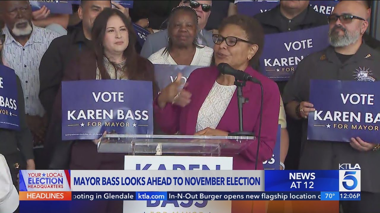 Frontrunners in California governor race, Los Angeles mayoral race look ahead to November election