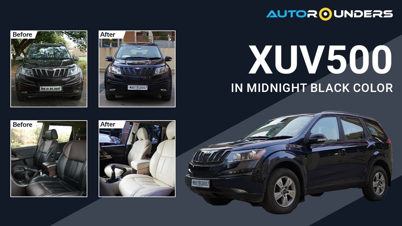 XUV500 painted with German material | Premium Interior Customisation
