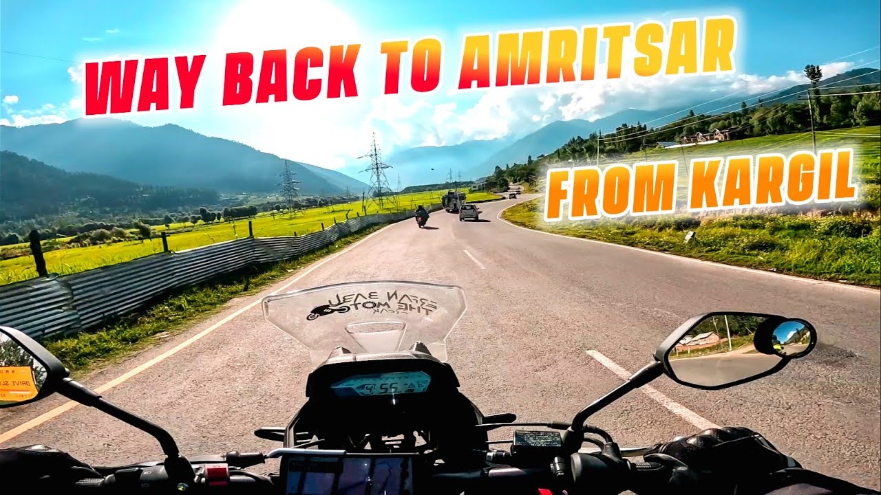Way back to Amritsar from Kargil|Couple Ride|CB150X|India Tour|