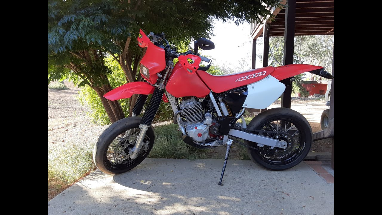 2000 Honda XR400 Supermoto Part1