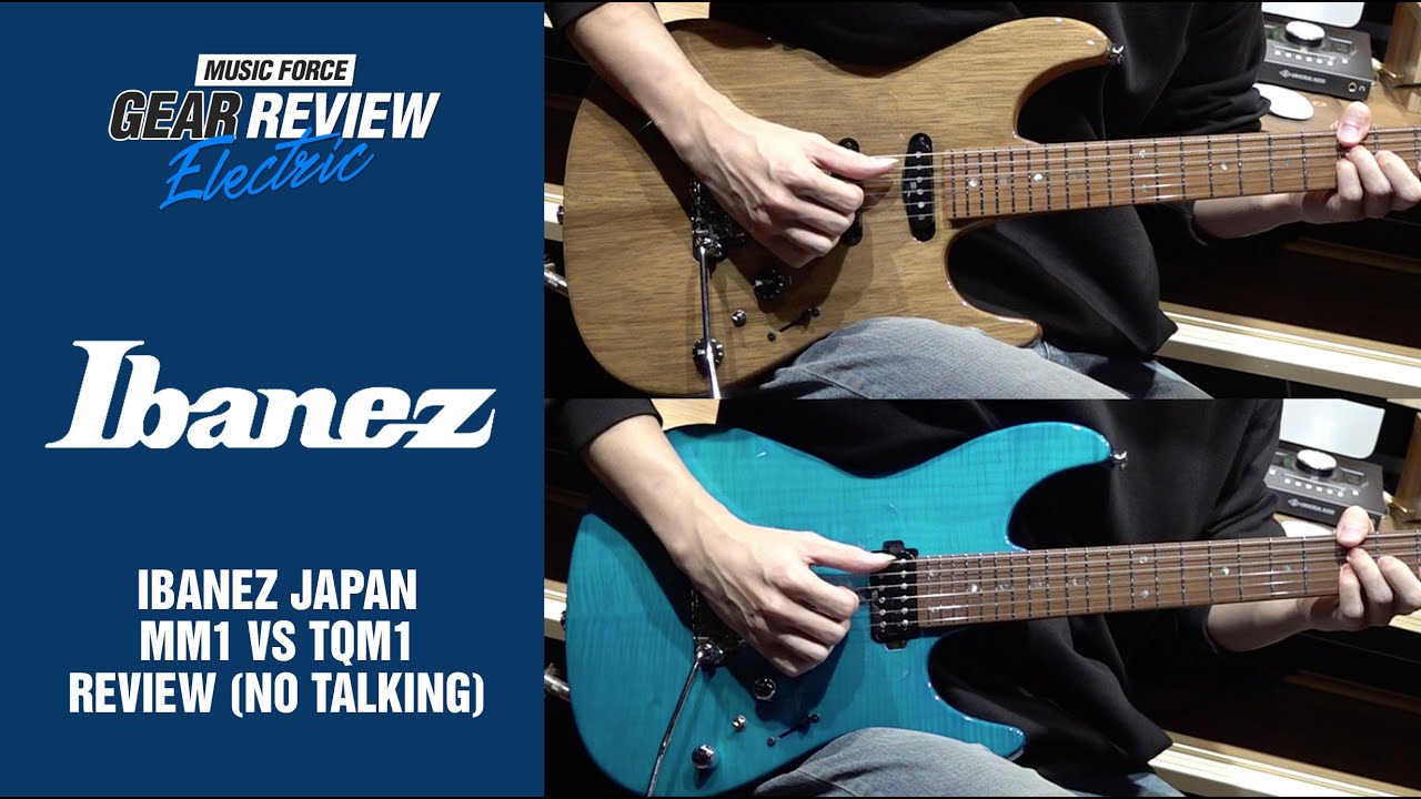 Ibanez Japan MM1 VS TQM1 Review (No Talking)