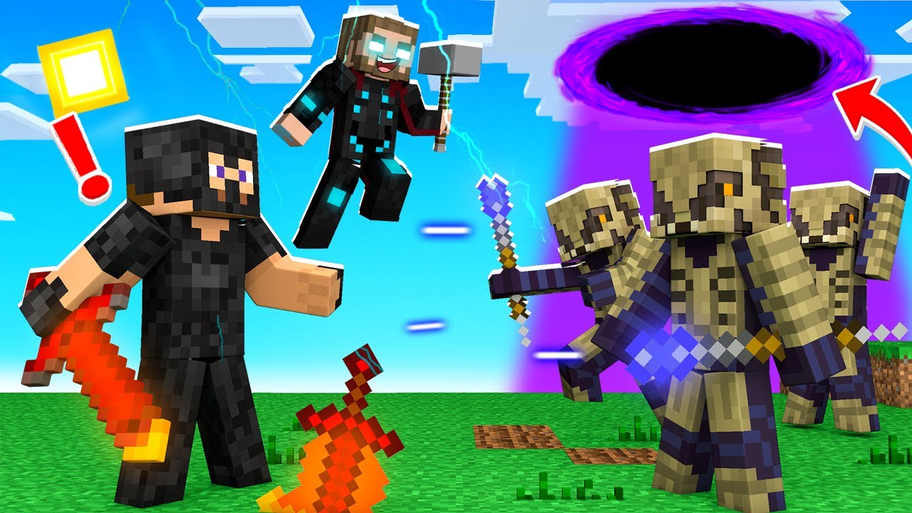 SURVIVING an ALIEN INVASION in Minecraft