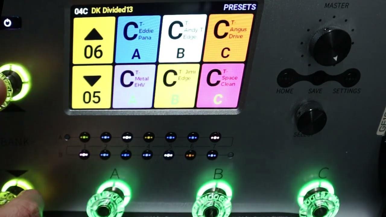 Mooer GE1000 - How to program subpatches / scenes
