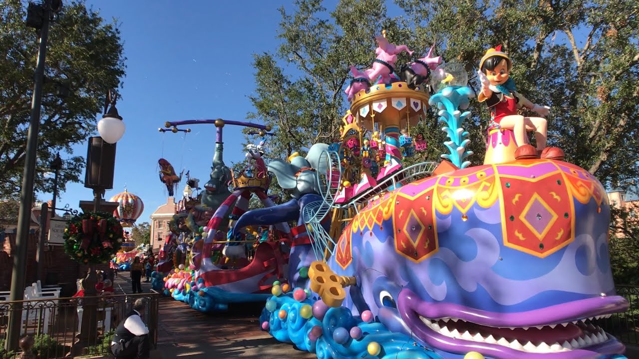 Disney Festival of Fantasy Parade at Magic Kingdom December 2017