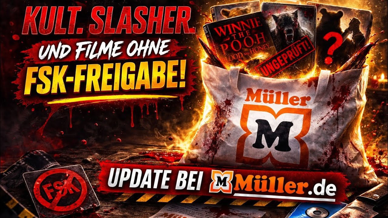 Kult, Slasher, und Filme ohne FSK-Freigabe – Update bei Müller.de