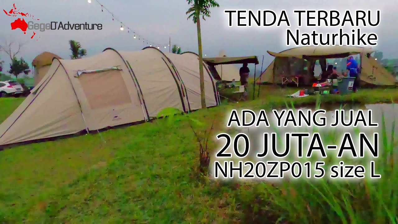 Pertama Di Indonesia - Riview Tenda Terbesar Naturhike Cloud Tunnel 4ROD/L Skirt H20ZP015 - Vessel