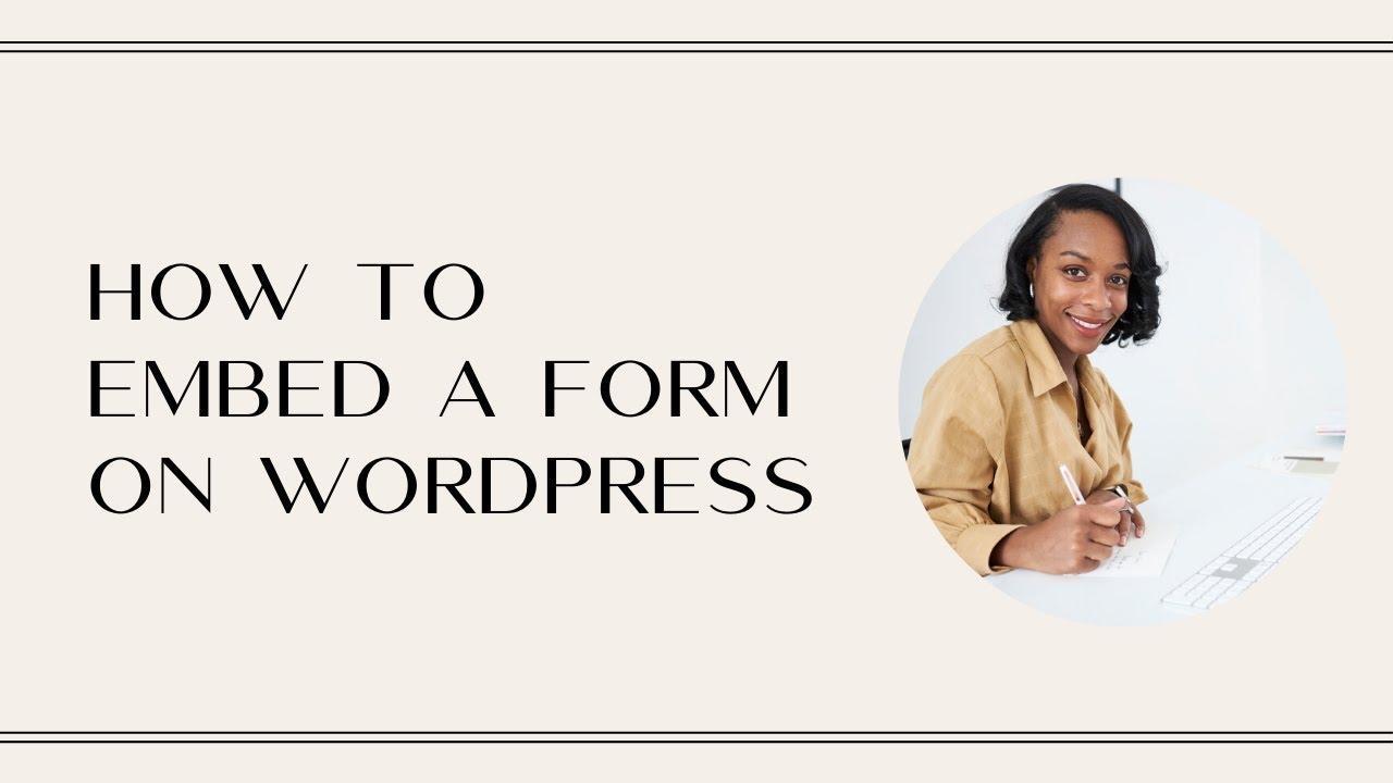How to Embed a Flodesk Form on Wordpress