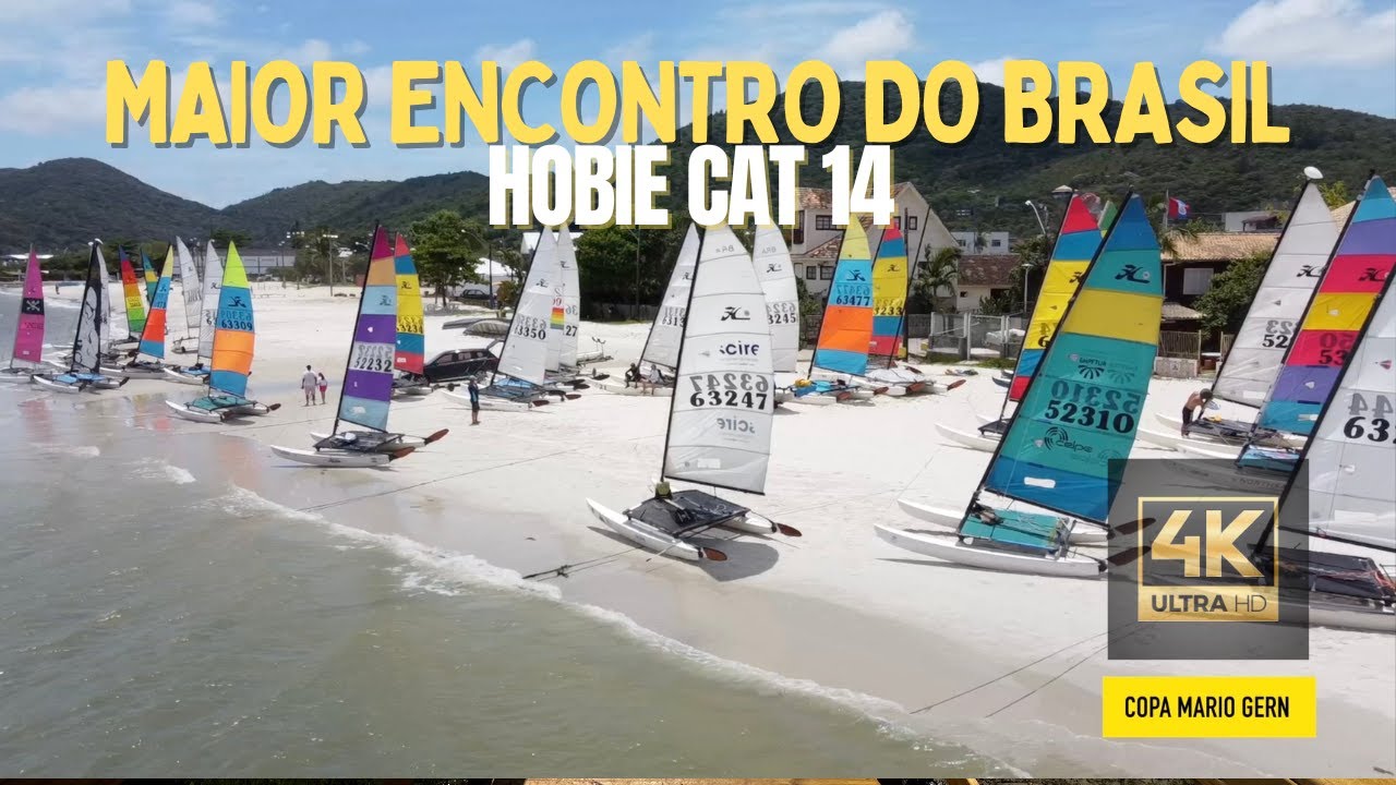 Maior encontro de Hobie Cat 14 do Brasil - Copa Mario Gern - Porto Belo, SC