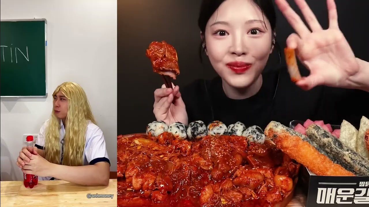 Video Ngắn (anhmoney) Và Mukbang (문복희 Eat with Boki)
