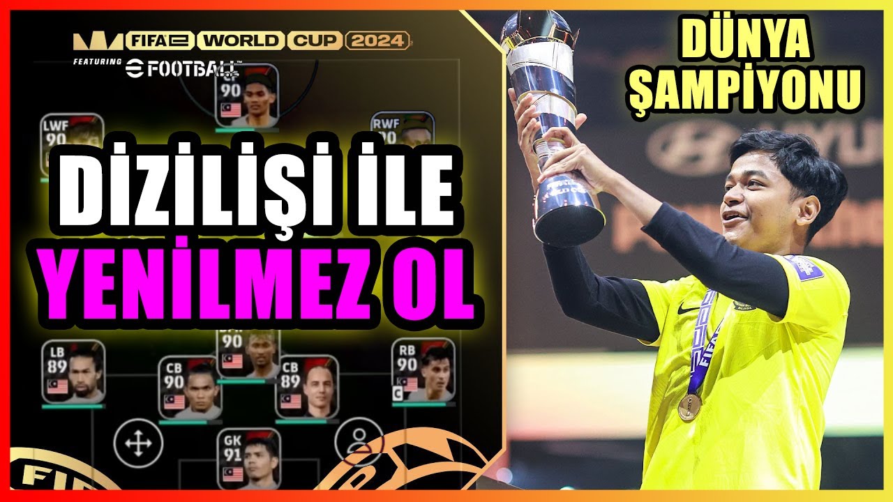 DÜNYA ŞAMPİYONU DİZİLİŞİ VE TAKTİKLERİYLE YENİLMEZ OL! 🔥  EFOOTBALL 2025 MOBİLE