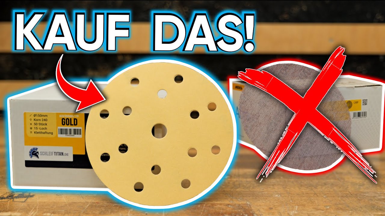 Gut und Günstig - Dieses SCHLEIFPAPIER ist der GOLD STANDARD für JEDERMANN!