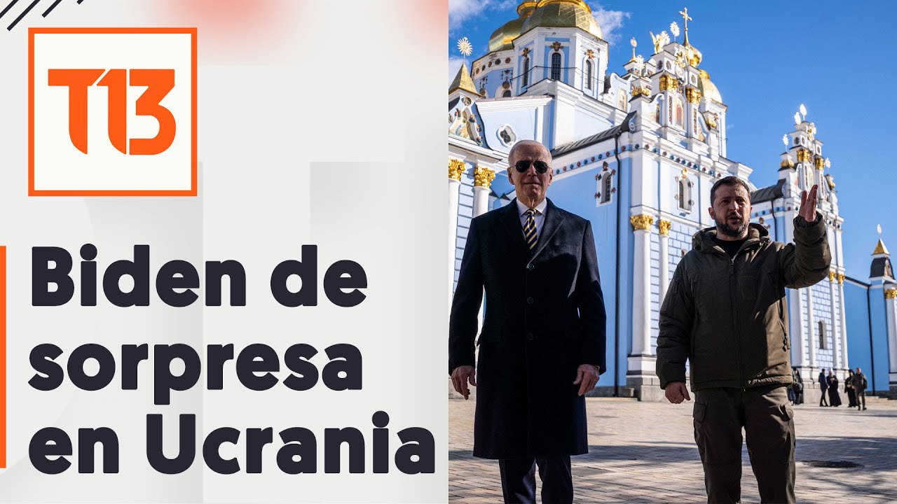 Joe Biden hace visita sorpresa a la capital de Ucrania