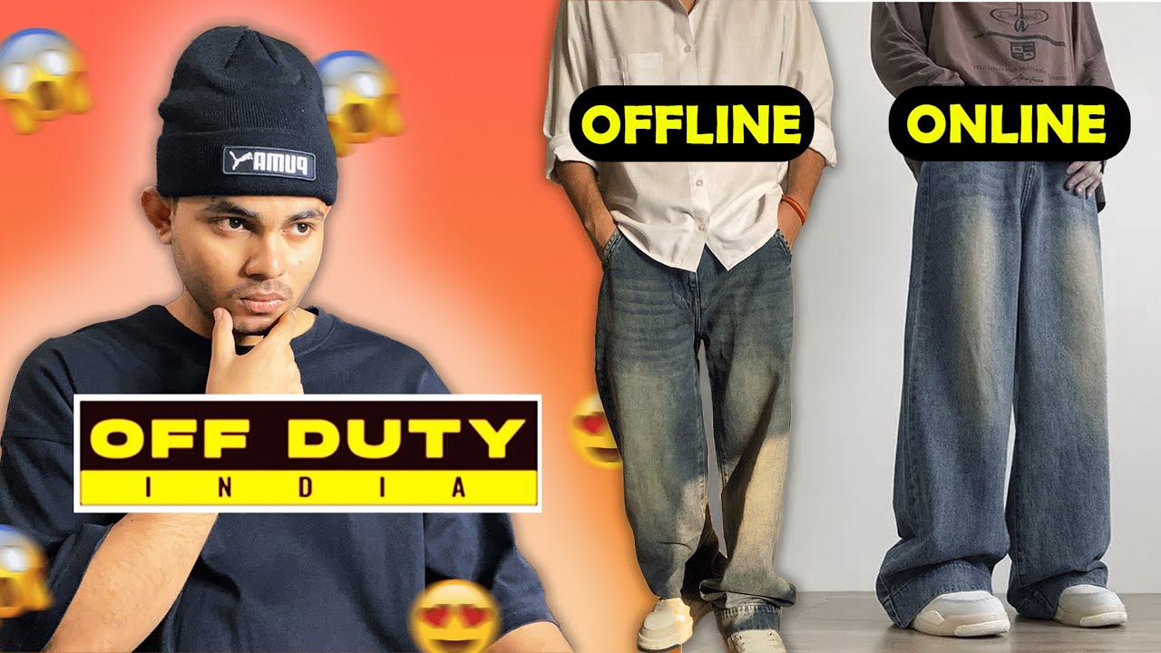 BEST VINTAGE BAGGY JEANS | UNBOXING & REVIEW | OFFDUTY INDIA