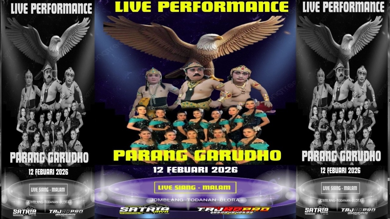 LIVE SETREAMING KETOPRAK PARANG GARUDA  || WEDDING RIZKY & YUAN  // TAJ HD PRO