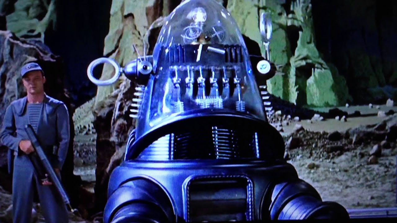 Forbidden Planet- Robbie the Robot arrives