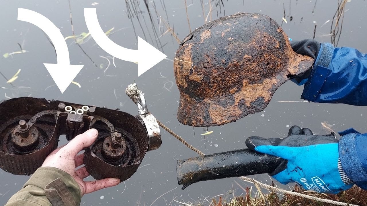 Magnet fishing gone terribly right. German WW2 location and FANTASTIC finds !