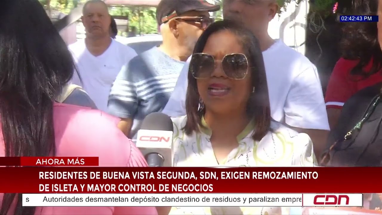 Residentes de Bella Vista Segunda, SDN, exigen remozamiento de isleta y mayor control de negocios