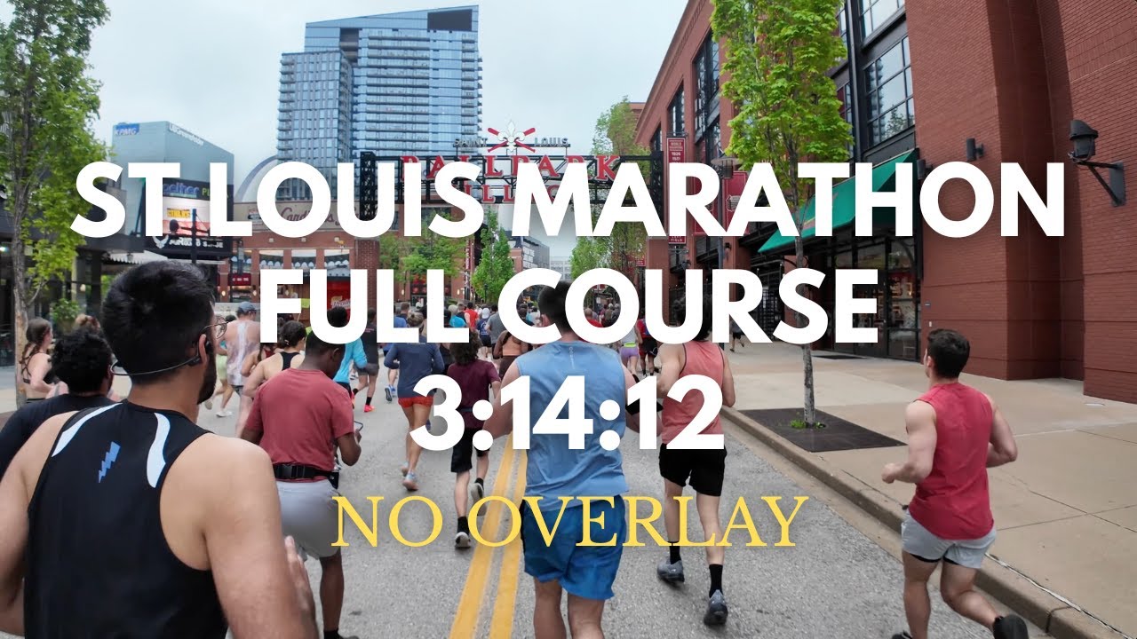 Greater St Louis Marathon 3:14 Full Course 2025 Virtual Run 4K
