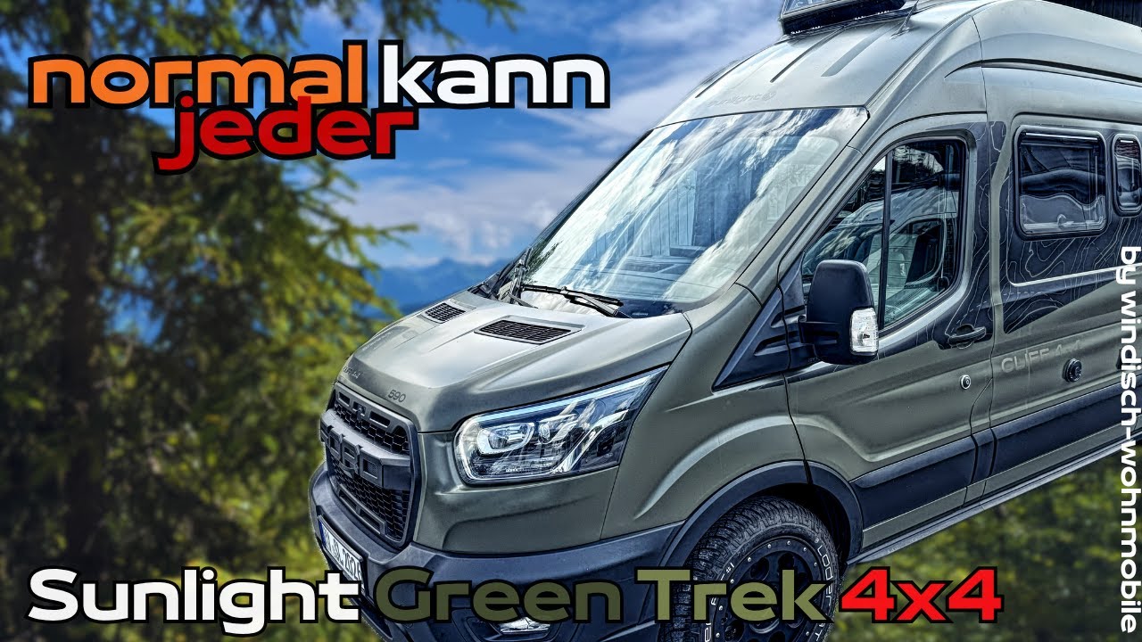 🏕️ Neuheit 2026 🏕️ Finde deinen Weg mit dem Green Trek 🥾von Sunlight der besondere 4x4 auf Ford