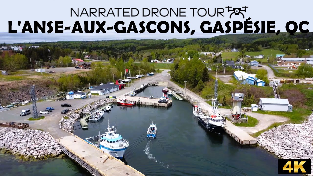 ⚜️ Mesmerizing Aerial Views of L'Anse-aux-Gascons, Gaspésie, Québec 🇨🇦 | DJI Mini 2 in 4K! 🛩️