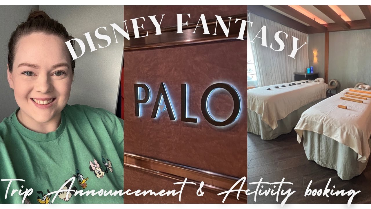 DISNEY FANTASY | Trip Announcement & What Can You Pre-Book? Onboard Activities & More Booking Vlog