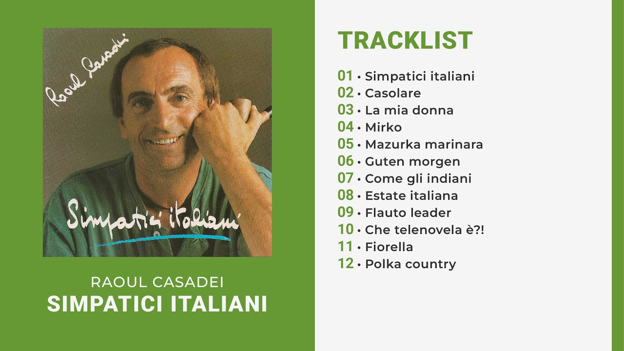 Raoul Casadei - SIMPATICI ITALIANI (Album Completo)
