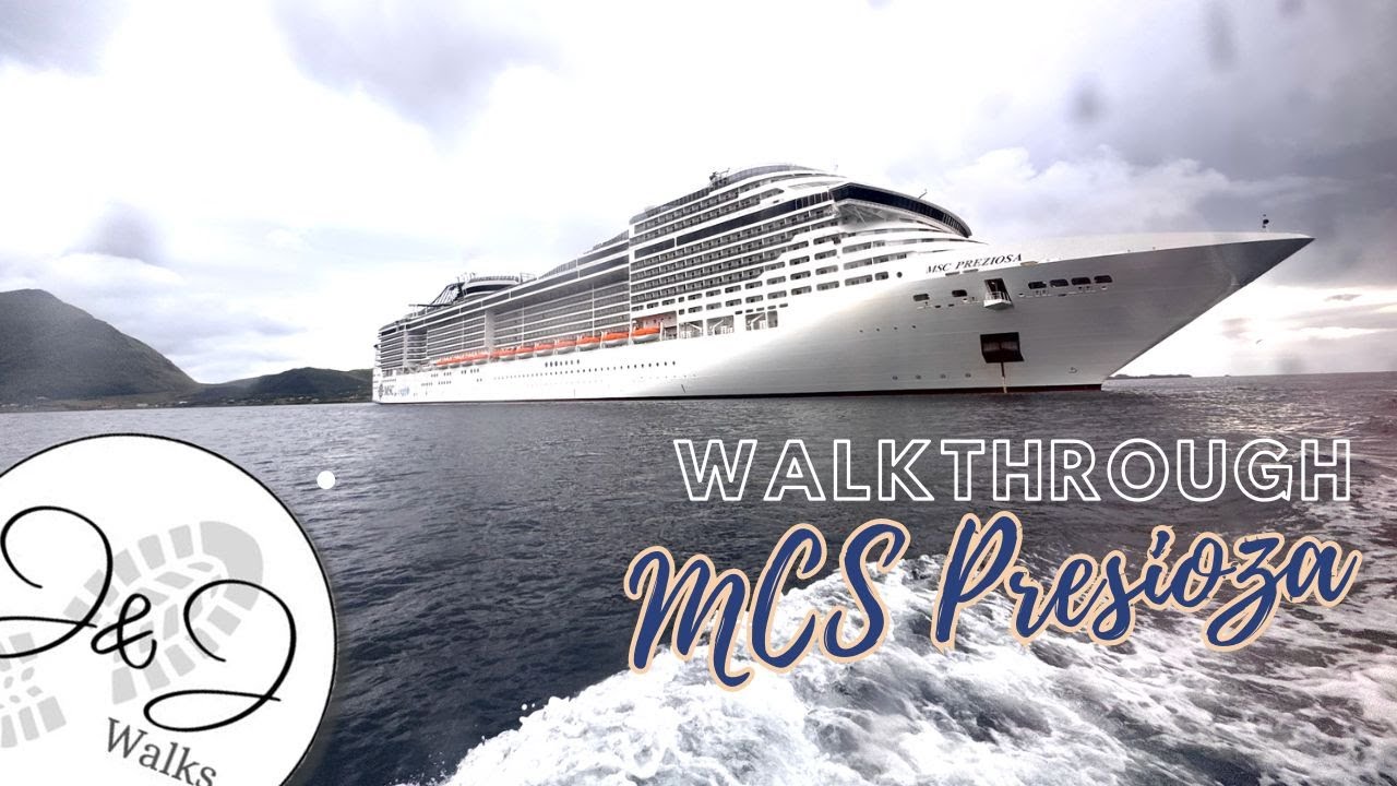 Full Walking Tour of MSC Preziosa Cruiseship | Complete Onboard Experience 🚢✨