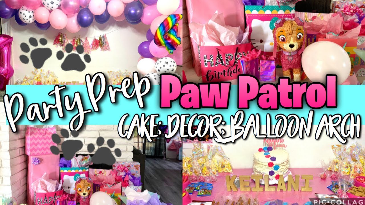 PAW PATROL PARTY PREP//#PARTYPREP//#PAWPATROL #PARTY//#SKYE AND #EVEREST PARTY