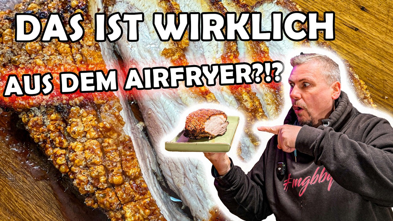 SO GEHT KRUSTENBRATEN HEUTE: KNUSPRIG & SAFTIG IM AIRFRYER! | @M&G BBQ