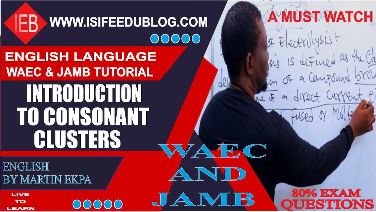Consonant clusters of two intro | the coming of two or more consonants without an intervewing vowel