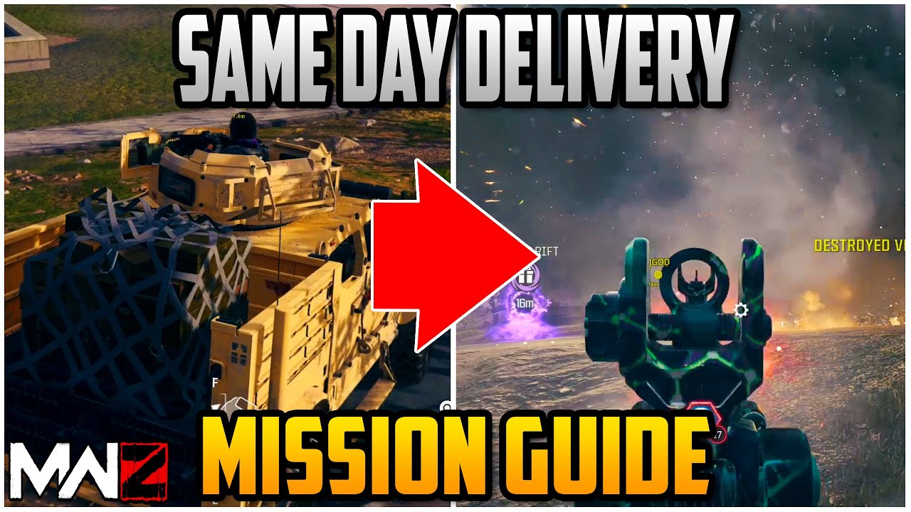 Same Day Delivery Act 2 Tier 1 Mission Guide For Modern Warfare Zombies (MWZ Tips & Tricks)