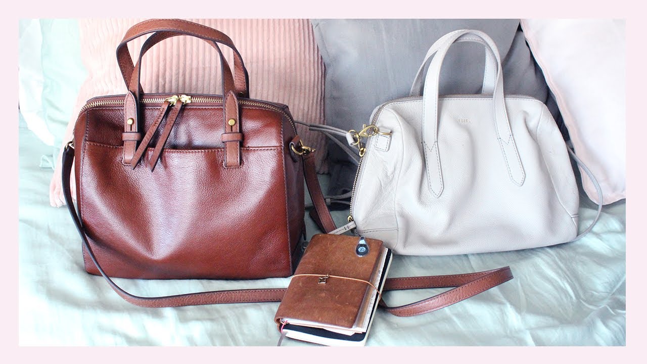 Fossil Rachel Satchel in Brown Unboxing | Comparison with Fossil Sydney Satchel | Ana Jolene